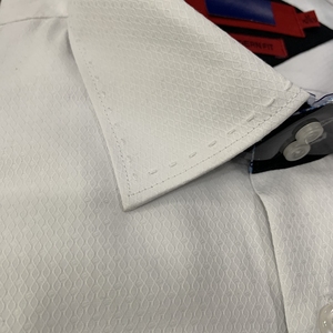 Chemises habillées pour garçons, sans plis, avec poignets français blancs, pour enfants - Product Image 5