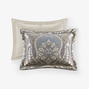Db 4-Mảnh <span class=keywords><strong>Comforter</strong></span> Bộ 5 <span class=keywords><strong>Pcs</strong></span> Chủ Đề Đếm 300TC Siêu Vua Vua Nữ Hoàng Kích Thước Hoa Rắn In Thêu Bông <span class=keywords><strong>Polyester</strong></span> - Product Image 2