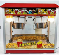 Machine à Popcorn Électrique Professionnelle Grande Capacité Double Pot de 8oz – Offre Spéciale