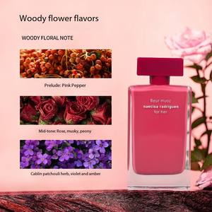 น้ำหอม Naxisu สำหรับผู้หญิงน้ำหอมข้ามพรมแดนมีไขมันสีแดงรูปทรงของเหลวสำหรับผู้หญิง - Product Image 2