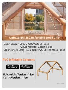 China Wholesale Outdoor Camping Tent Inflatabletent Thickened Ridge 1-10 Person Automatic Waterproof <b>Inflatable</b> Tents <b>Inflatable</b> - Product Image 3