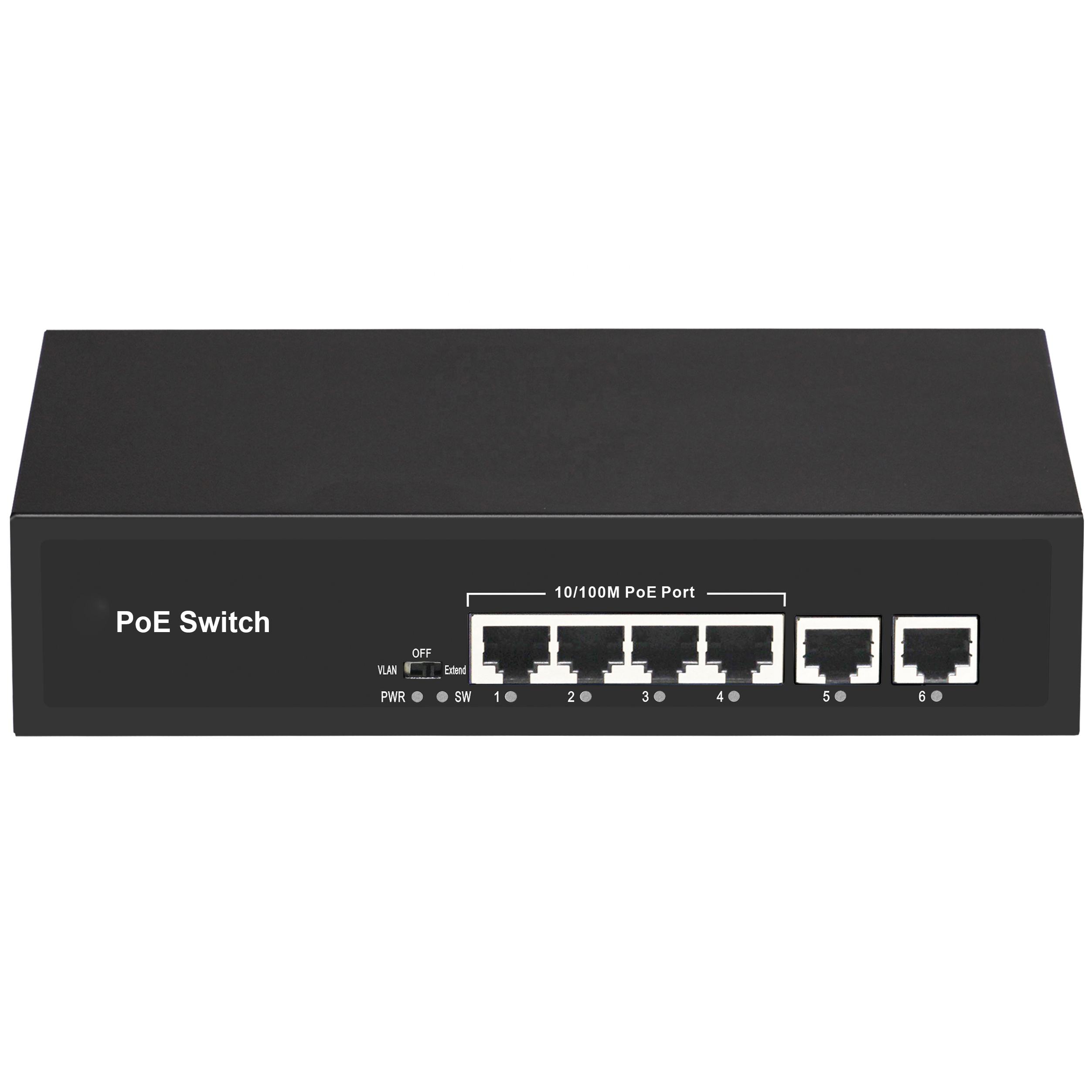 Extensor de red para Ethernet, enchufe de metal y interruptor de