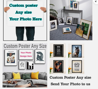 Impresión Personalizada de Pósters en Papel Couché, Servicio de Impresión en Tamaños Grandes A0 A1 A2 A3, Decoración de Pared con Laminación de Película, Opciones OEM