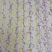 Tissu brodé de haute qualité en polyester avec paillettes, design le plus récent, pour robe