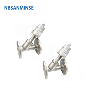 King Angle Seat Valve Stainless Steel Flanged 6.0 Mpa Flow Control Pneumatic High Temperature <b>Seal</b> - Product Image 4