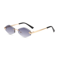 Twooo T1248 Fashion Shades Gradient Outdoor UV400 Metal Women Lunettes de soleil 2024