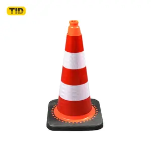 PVC Reflective Traffic Road Cone Sleeves for Safety Warning