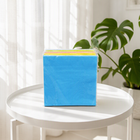 Serviettes en papier imprimées monocolores, logo personnalisé, serviettes en papier jetables, vente en gros