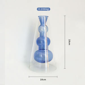 आधुनिक ईन्स शैली रचनात्मक हाइड्रोपोनिक पारदर्शी ग्लास फर्श <span class=keywords><strong>vase</strong></span> लिविंग रूम के लिए व्यक्तिगत कला आभूषण - Product Image 5