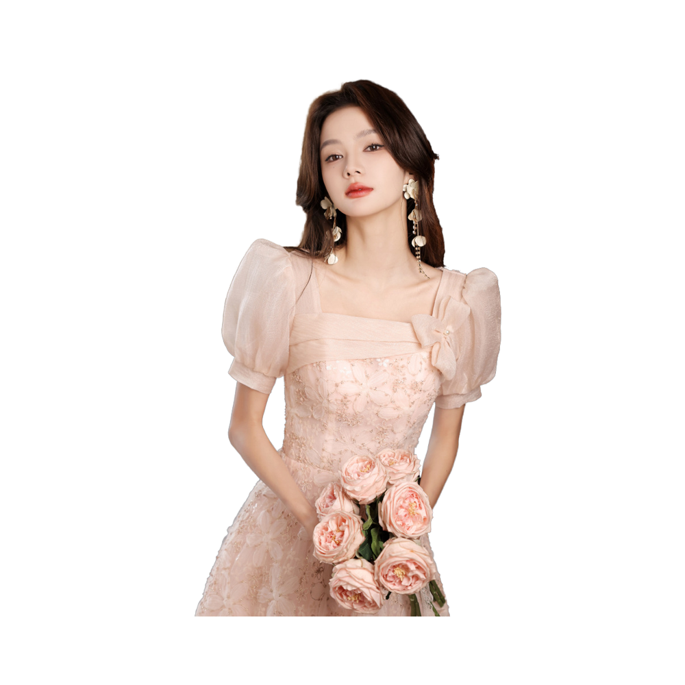 sachin and babi light blue dress Women's Flowy Chiffon Dresses Summer Smocked V Neck Flutter Short Sleeve  Ruffle Casual Mini Dress