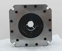 Mandrin vertical pneumatique fixe JAS-25 à trou traversant, haute rigidité, pour applications de perçage et de fraisage CNC