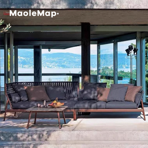 Ensemble <span class=keywords><strong>de</strong></span> meubles <span class=keywords><strong>de</strong></span> patio canapé paresseux table basse bois restaurant <span class=keywords><strong>bar</strong></span> canapé simple <span class=keywords><strong>chaise</strong></span> piscine meubles transat loisirs chaises en rotin - Product Image 6