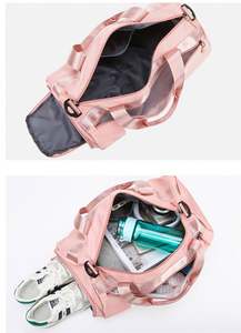 Bolsa de Viaje Deportiva de Moda con Estampado Personalizado al por Mayor, Bolsa de Equipaje de Poliéster Oxford Portátil de Tendencia - Product Image 6