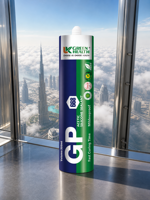 Mastic silicone acétique GP 668 à prise rapide, résistant à la moisissure, transparent, étanche pour salle de bain, cuisine, porte en verre