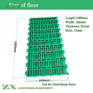 Nuevo Suelo de Plástico con Rejillas para Cabras 100*50CM, 1 Año de Garantía, Precio al por Mayor, Equipo para Cría de Cabras, Ganadería - Product Image 4