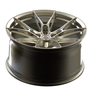 Rines de Aleación de Aluminio Forjado con Acabado Dorado Personalizado de Lujo, Diseño WF R2, Cóncavos Profundos, 5x114.3/5x120/5x130, Nuevos para Autos de Pasajeros - Product Image 2