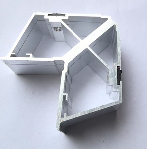 Conectar ángulo de 180 grados Aleación de aluminio Espesor 5mm Ancho 22mm Junta de esquina para perfil de aluminio - Product Image 3