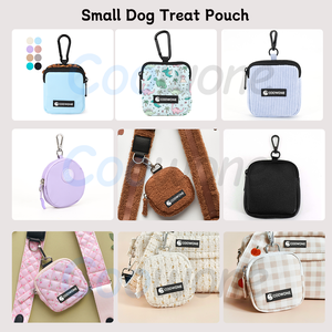 Borsa Impermeabile in Nylon per Snack per Cani con Attacco per Guinzaglio, Portatile, per Addestramento di Cani di Piccola Taglia - Product Image 5