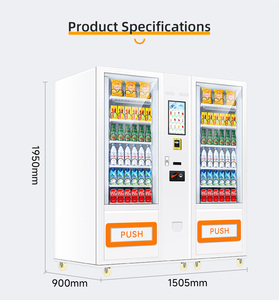 ตู้จำหน่ายสินค้าอัตโนมัติสแตนเลสมาตรฐาน ADA สำหรับอาคารสาธารณะ พร้อมระบบนำทางด้วยเสียง ความสูงเข้าถึงได้ จำหน่ายขนมและเครื่องดื่ม 432+ - Product Image 2