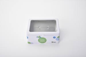 Custom Logo Rectangular Window <b>Metal</b> Gift Tin Box Design with Inside Plastic Divider Category <b>Metal</b> Boxes - Product Image 2