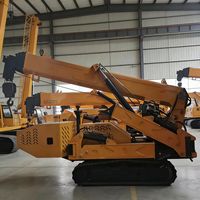 Mini-grue araignée sur chenilles - Télécommande sans fil hydraulique pour levage en espace étroit intérieur