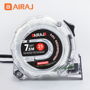 Cinta Métrica <span class=keywords><strong>Fluorescente</strong></span> <span class=keywords><strong>de</strong></span> Acero Inoxidable AIRAJ <span class=keywords><strong>de</strong></span> 7.5 Metros, 25mm <span class=keywords><strong>de</strong></span> Ancho, Alta Precisión, Resistente al Agua y al Desgaste - Product Image 2