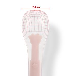 Newsun mèo claw hình dạng hữu cơ Silicone Chất liệu sản phẩm tùy chỉnh mềm đầy màu sắc bé thực phẩm Feeder muỗng - Product Image 5
