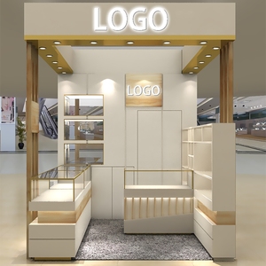 עיצוב פנים תצוגה תכשיטים קיוסק התצוגה עבור ארון מדף חנות ארון תצוגה תכשיטים Jade זכוכית אי תצוגה קמעונאית - Product Image 1