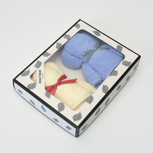 Emballage de <span class=keywords><strong>sac</strong></span> à <span class=keywords><strong>main</strong></span> Serviette en treillis ananas en velours <span class=keywords><strong>corail</strong></span> bon marché Serviette ours cadeau - Product Image 3