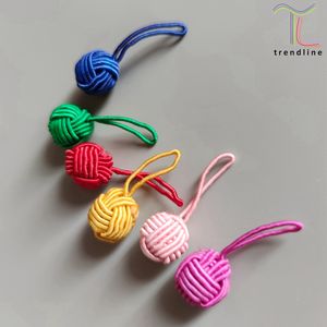 Kancing penutup katak simpul Cina buatan tangan dengan Loop panjang 2cm untuk kostum - Product Image 4