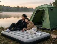 Nouvelle tente gonflable pour couple, double couche, en tissu Oxford, pour le camping à domicile, pour les voyages, gonflage rapide, imperméable, tente de camping