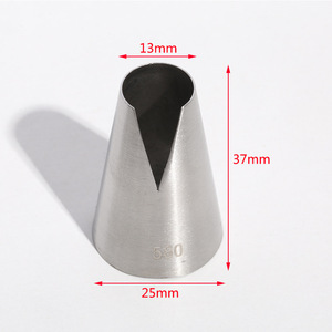 580 #   Beccuccio per Decorazione Torte in Acciaio Inox 304, Stile Coreano Senza Saldature, Beccuccio per Ravioli Saint Anna - Product Image 2