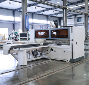 Máy khoan gỗ <span class=keywords><strong>CNC</strong></span> sáu mặt chính xác cho đồ gỗ hoàn toàn tự động Chế biến gỗ 6 mặt nhàm chán máy cho tủ - Product Image 2