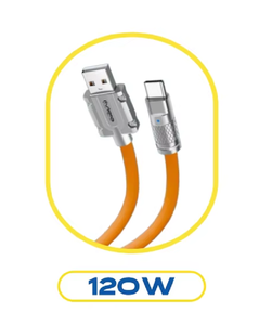 120W ชิปอัจฉริยะ USB C ไปยัง USB C สายชาร์จซิลิโคน100W ใช้ได้กับคอมพิวเตอร์ถ่ายโอนข้อมูลอย่างรวดเร็วโดยตรงจากอินเดีย - Product Image 4