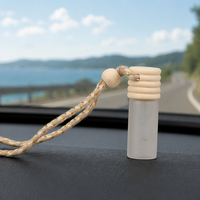 Diffuseur de parfum portable pour voiture, flacon en verre rechargeable de 5 ml, diffuseur d'huiles essentielles pour voiture, vente en gros