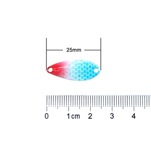 Seasky 1.5g 2.5cm Micro cá hồi khu vực câu cá muỗng kim loại thu hút quay Brass cứng thu hút - Product Image 2