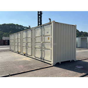 ตู้คอนเทนเนอร์แบบเปิดด้านข้างขนาด 40HQ High-Cube 72 ลูกบาศก์เมตร, ประตูด้านข้างแบบเต็มความยาว 4 บาน, ผิวเคลือบ CSC, สี/โลโก้ตามสั่ง - Product Image 5