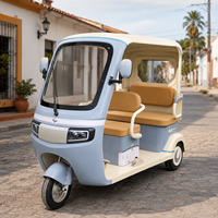 Tricycle électrique à 3 roues SumEV, 3 places, ouvert, 60V 20AH, autonomie 50km, certifié CE, rideau de pluie en option pour la conduite quotidienne en famille