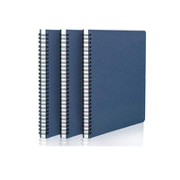 Carnet à spirales relié rigide avec logo personnalisé, ligné, journal de voyage, bloc-notes, carnet de croquis, carnet pour étudiants