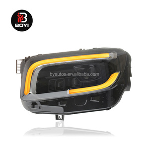 Phare de voiture pour Mercedes-Benz GLB X247 2020-2024, mise à niveau des phares, phares LED blancs et jaunes DRL, phares à projecteur LED - Product Image 1