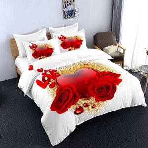 Bộ Chăn Ga Giường Hoa Hồng 3D 5D 7D Kỹ Thuật Số Giá Rẻ Bán Buôn - Product Image 5