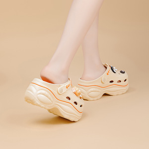 Sandalias Perforadas Huari EVA para Mujer, Plataforma con Diseño de Dibujos Animados, Aumentan la Altura, Verano 2025, Sensación de Caminar sobre Nubes - Product Image 2