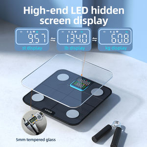 Báscula Electrónica LED Única y Colorida de 180 kg, Báscula Digital Inteligente de Alta Precisión para Baño, con Bluetooth y Medición de IMC - Product Image 3