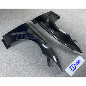 Nouveautés Drifton S650 pour Mustang 2024 et modèles suivants : Ailes en fibre de carbone brillante/mate à tissage 3K/6K/12K, style ventilé, protection UV - Product Image 5
