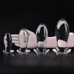 Hoch transparentes Material TPE Hinterhof Drachen Ei Anal Plug weibliche Mastur bator Spritzguss Prozess Weich gummi Sexspielzeug