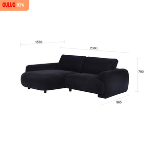 Bộ ghế <span class=keywords><strong>sofa</strong></span> hiện đại hình chữ L, chất liệu mút cao cấp, thoải mái, dành cho phòng khách - Product Image 4