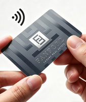 Carte PVC personnalisée étanche avec puce intelligente, fabriquée en Chine, pour adhésion professionnelle, communication NFC RFID