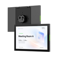 Tableta Android de 10 Pulgadas para la Gestión de Salas de Conferencia, Tableta PoE con Montaje en Pared con Tornillo de Seguridad, LED RGB, Radar MmWave, RS485