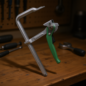 <b>Quick</b> Action Lever <b>Clamp</b> 300mm For Bench Use With Adjustable Jaw - Product Image 3