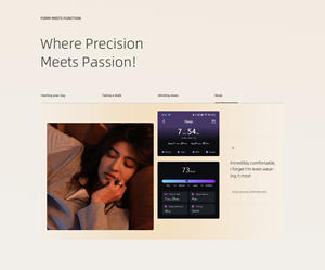 Anello Intelligente SHR K3 con Analisi AI Avanzata, Monitoraggio dei Fasi del Sonno, Rilevamento del Cronotipo, Esercizi <span class=keywords><strong>di</strong></span> <span class=keywords><strong>Meditazione</strong></span>, Controllo App Mentale - Product Image 4